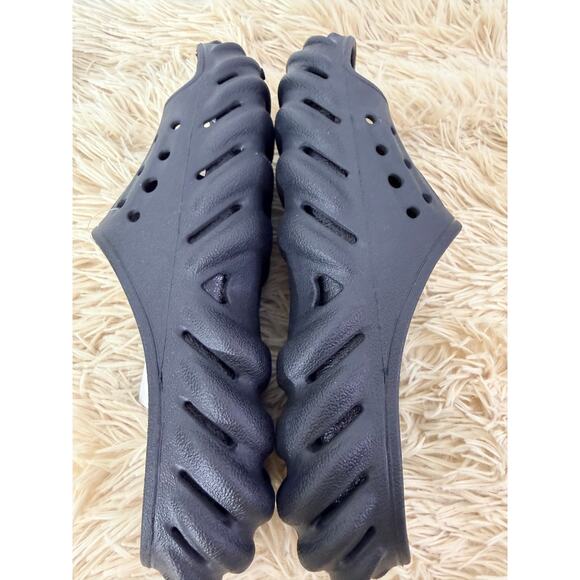 Crocs Echo Slide Dark Gray Chunky Foam Sandals Unisex NWT - Picture 3 of 6